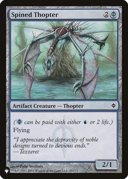 Spined Thopter, The List Reprints 45/175
