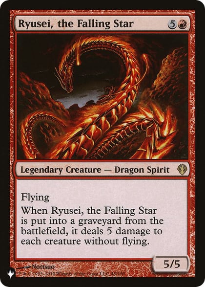 Ryusei, the Falling Star, The List Reprints 45/150
