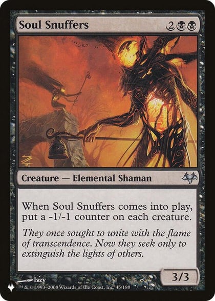 Soul Snuffers, The List Reprints 45/180