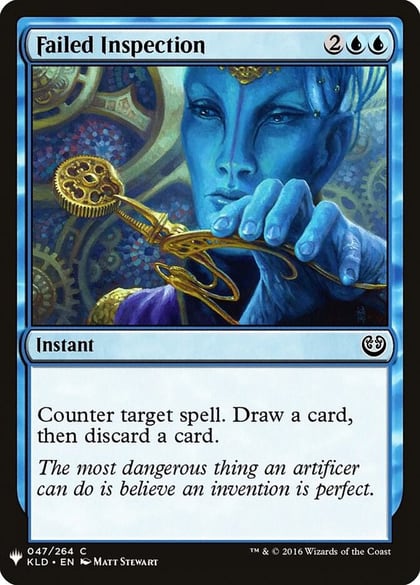 Failed Inspection, The List Reprints 47