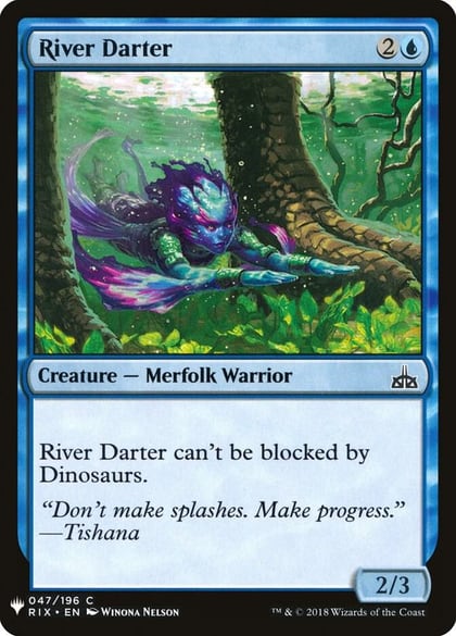 River Darter, The List Reprints 47