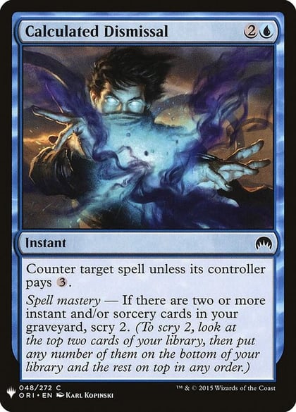 Calculated Dismissal, The List Reprints 48