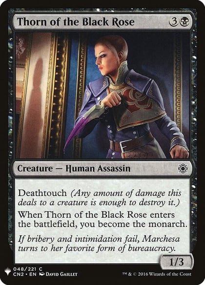 Thorn of the Black Rose, The List Reprints 48