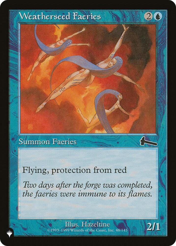 Weatherseed Faeries, The List Reprints 48/143