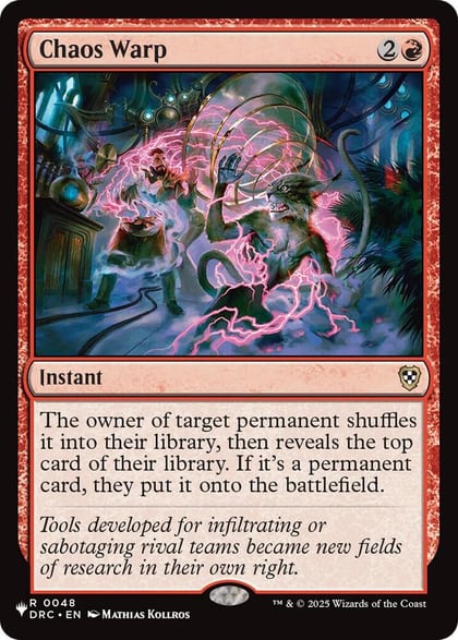Chaos Warp (DRC), The List Reprints 48