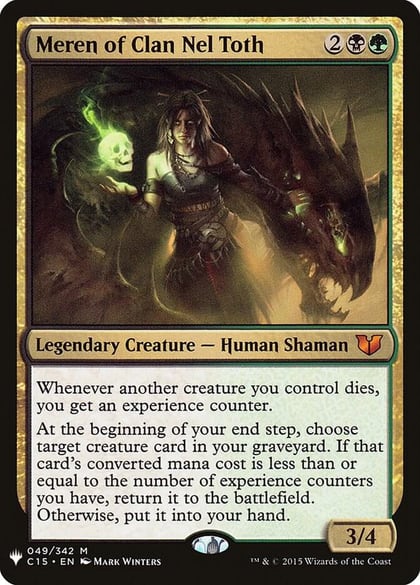 Meren of Clan Nel Toth, The List Reprints 49