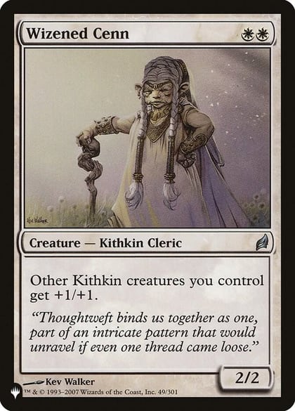 Wizened Cenn, The List Reprints 49/301