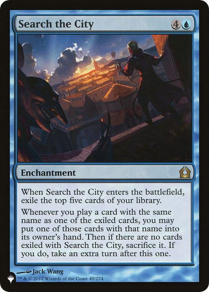 Search the City, The List Reprints 49/274