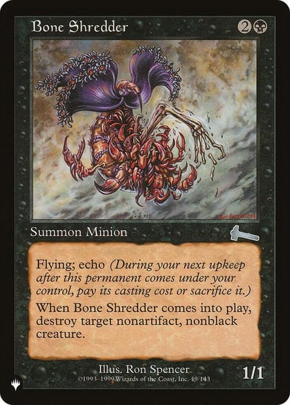 Bone Shredder, The List Reprints 49/143