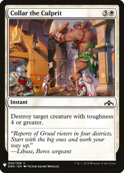 Collar the Culprit, The List Reprints 5