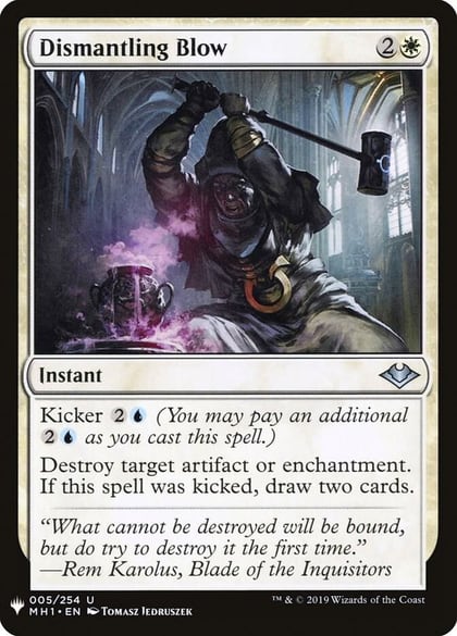 Dismantling Blow, The List Reprints 5
