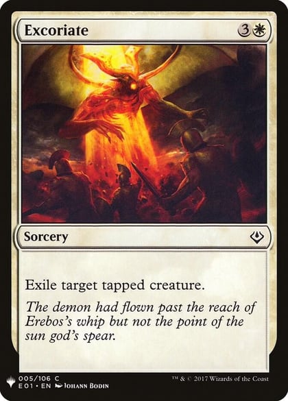 Excoriate, The List Reprints 5