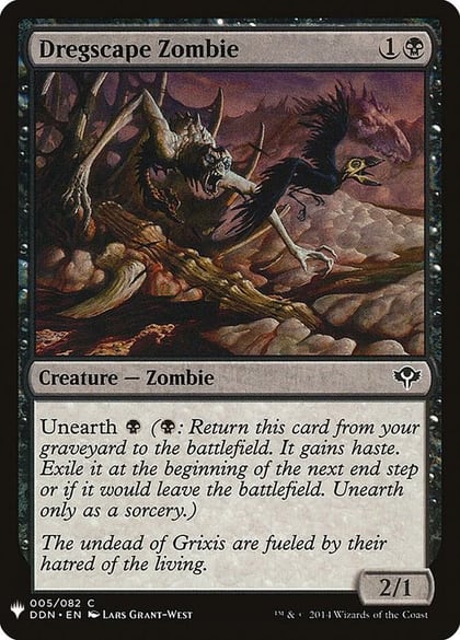 Dregscape Zombie, The List Reprints 5