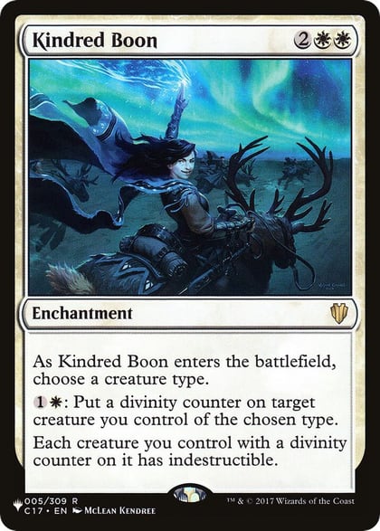 Kindred Boon, The List Reprints 5