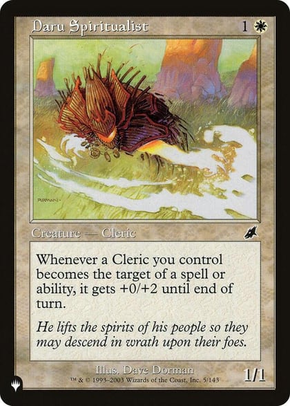 Daru Spiritualist, The List Reprints 5/143