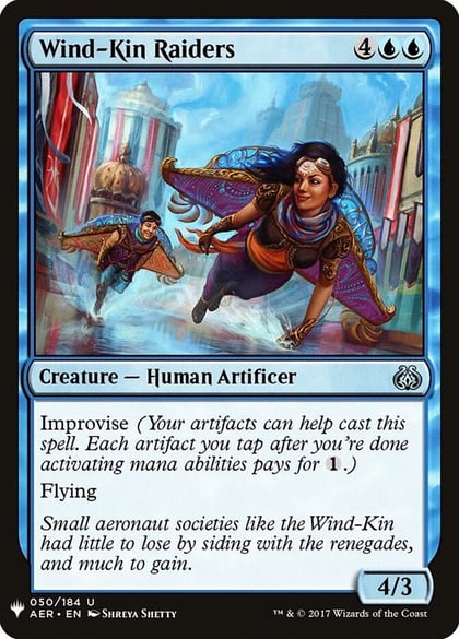 Wind-Kin Raiders, The List Reprints 50