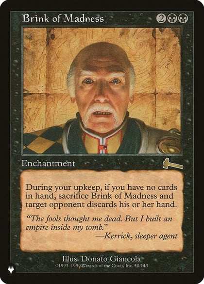Brink of Madness, The List Reprints 50/143