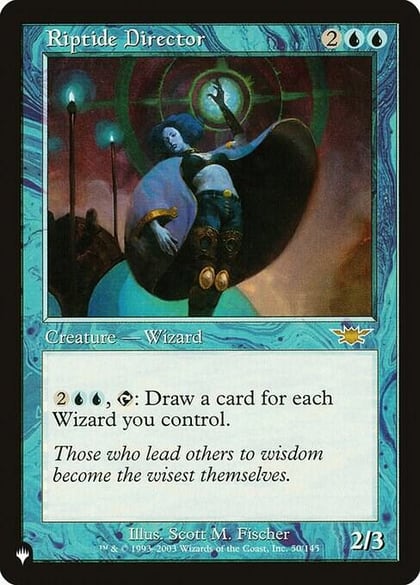 Riptide Director, The List Reprints 50/145