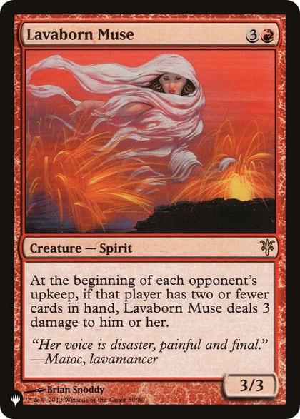 Lavaborn Muse, The List Reprints 50/80