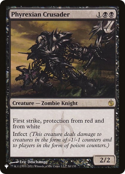 Phyrexian Crusader, The List Reprints 50/155