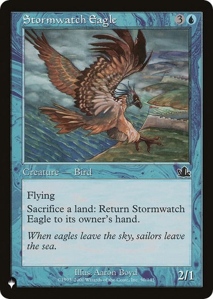 Stormwatch Eagle, The List Reprints 50/143