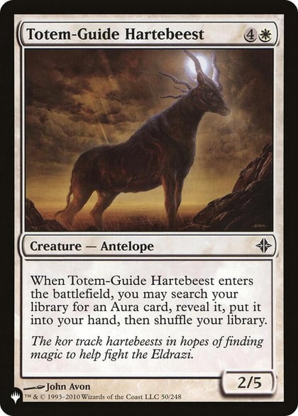 Totem-Guide Hartebeest, The List Reprints 50/248