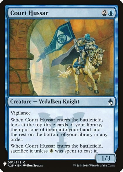 Court Hussar, The List Reprints 51