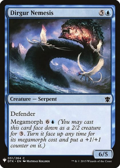 Dirgur Nemesis, The List Reprints 51