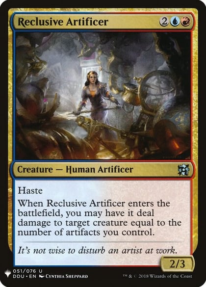 Reclusive Artificer, The List Reprints 51