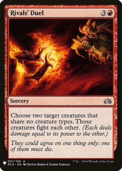 Rivals' Duel, The List Reprints 51
