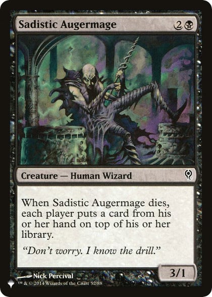Sadistic Augermage, The List Reprints 52/88