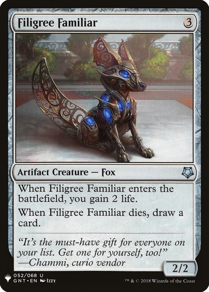 Filigree Familiar, The List Reprints 52