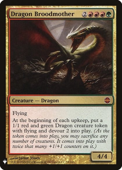 Dragon Broodmother, The List Reprints 53