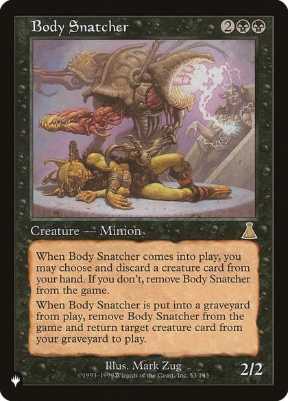 Body Snatcher, The List Reprints 53/143