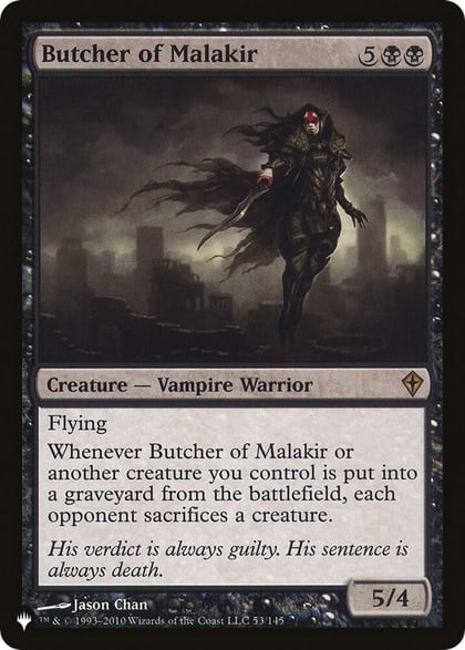 Butcher of Malakir, The List Reprints 53
