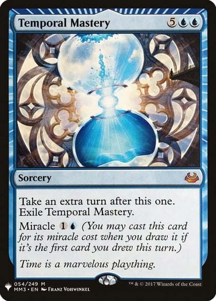 Temporal Mastery, The List Reprints 54