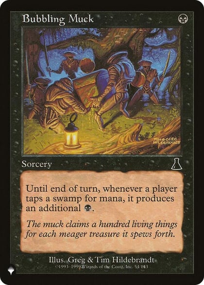 Bubbling Muck, The List Reprints 54/143