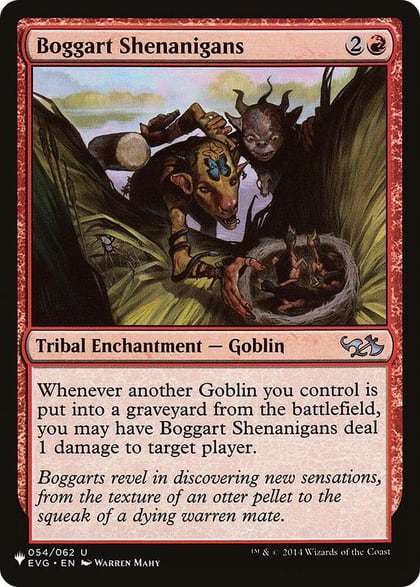 Boggart Shenanigans, The List Reprints 54