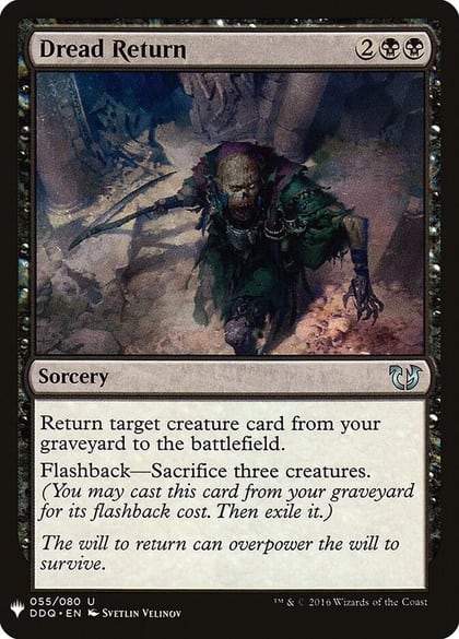 Dread Return, The List Reprints 55