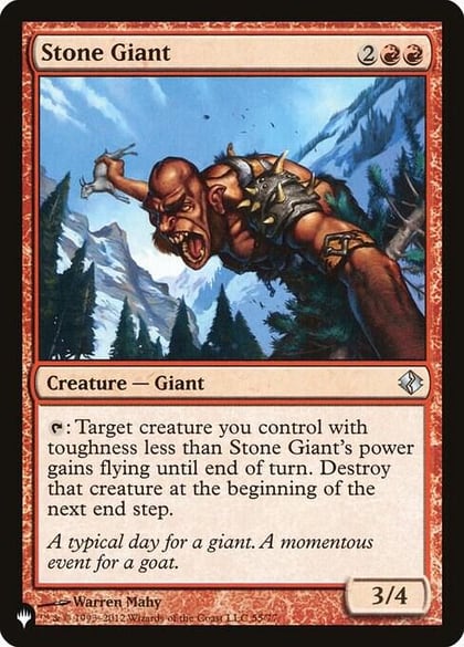 Stone Giant, The List Reprints 55/77