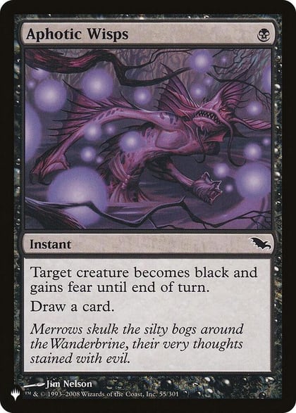 Aphotic Wisps, The List Reprints 55/301
