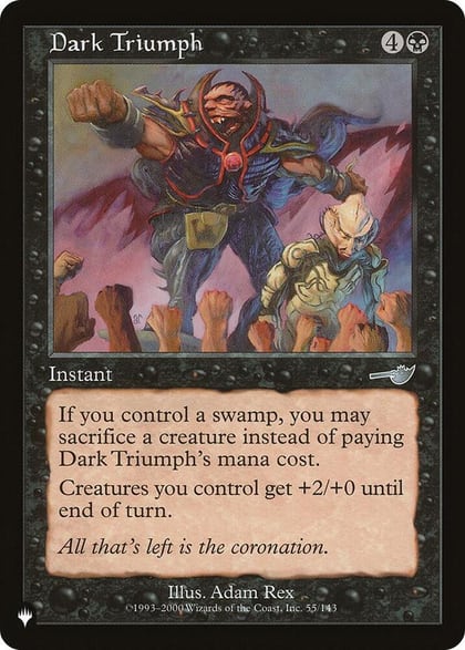 Dark Triumph, The List Reprints 55/143