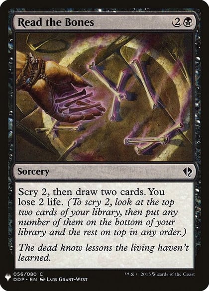 Read the Bones, The List Reprints 56