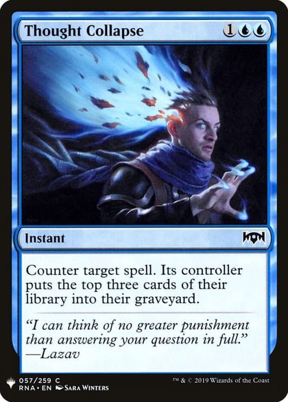 Thought Collapse, The List Reprints 57