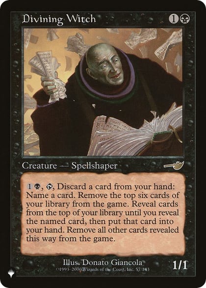 Divining Witch, The List Reprints 57/143