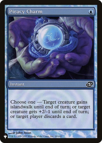 Piracy Charm, The List Reprints 58/165