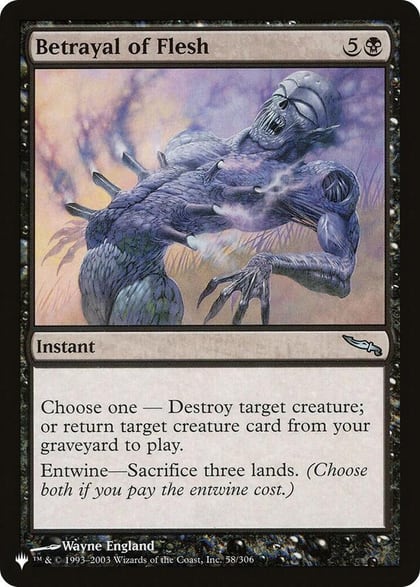 Betrayal of Flesh, The List Reprints 58/306