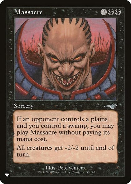 Massacre, The List Reprints 58/143
