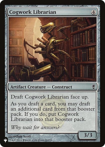 Cogwork Librarian, The List Reprints 58/210