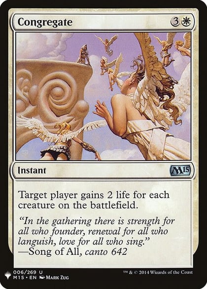 Congregate, The List Reprints 6